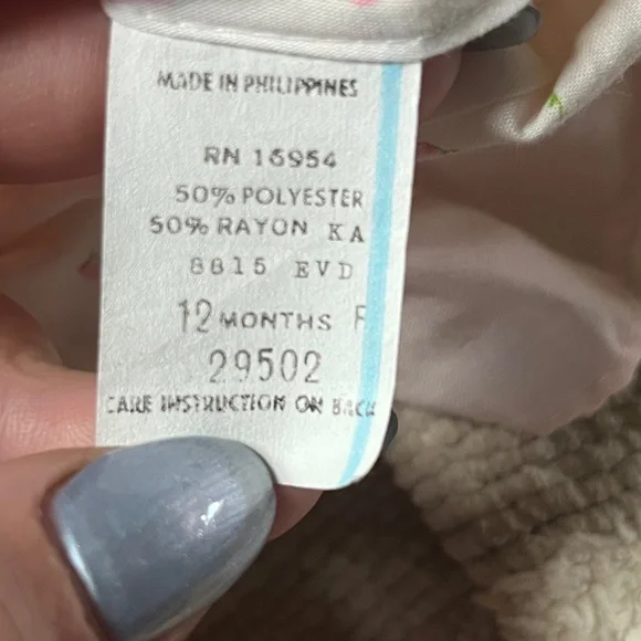 B 28 Vintage Infant Dress with Underdress - Picture 5 of 5